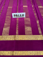 Pure Mysore Silk Saree.