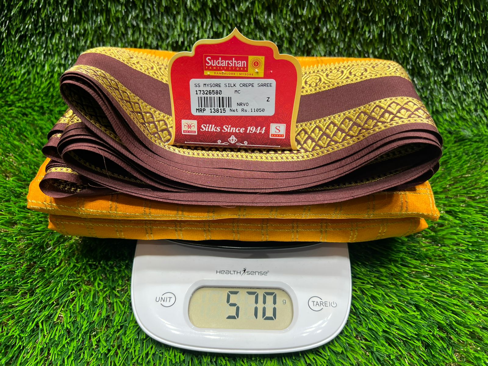 Pure Mysore Silk Saree.