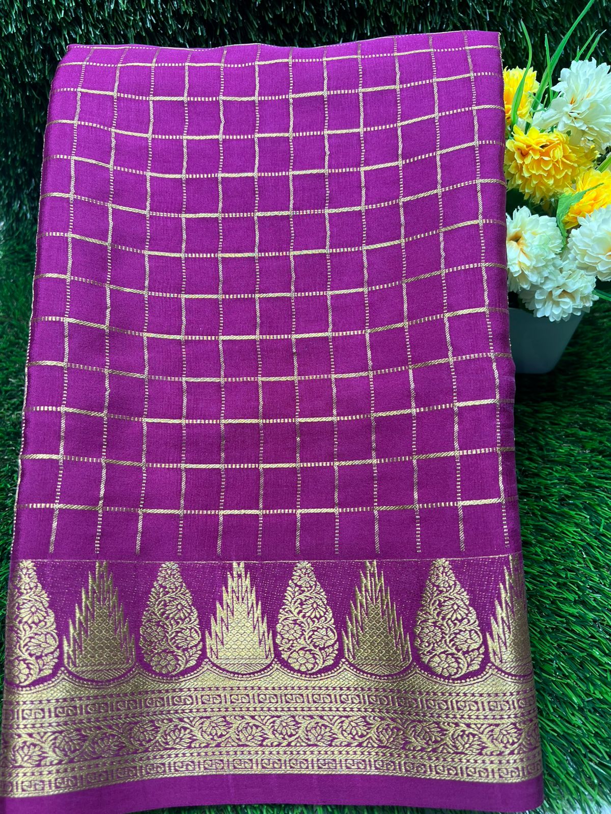 Pure Mysore Silk Saree.