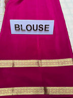 Pure Mysore Silk Saree.