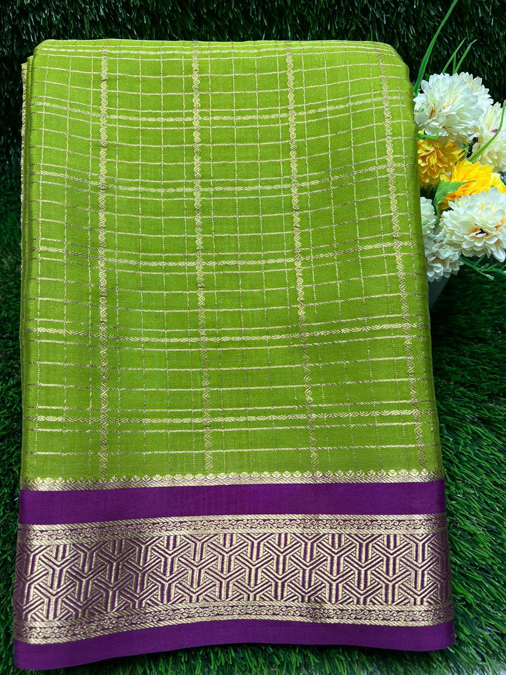 Pure Mysore Silk Saree.
