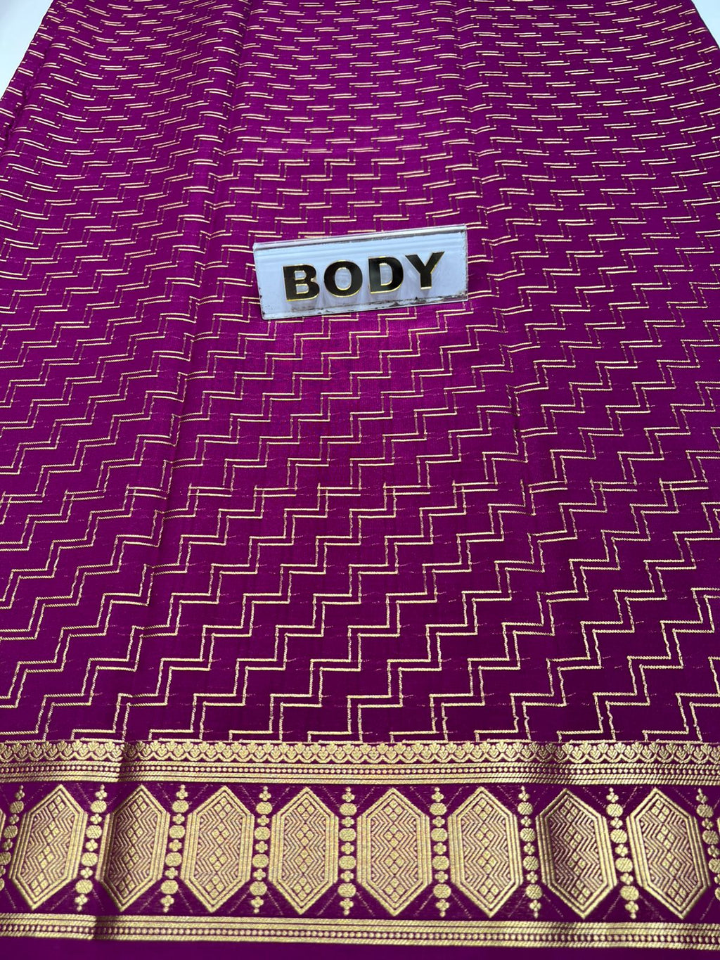 Pure Mysore Silk Saree.