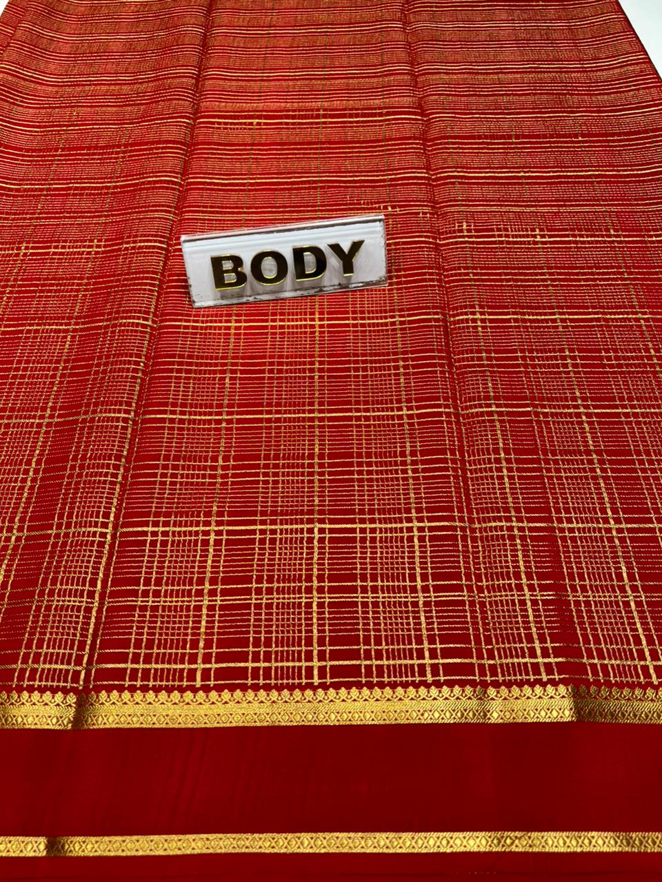Pure Mysore Silk Saree.