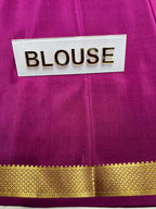 Pure Mysore Silk Saree.