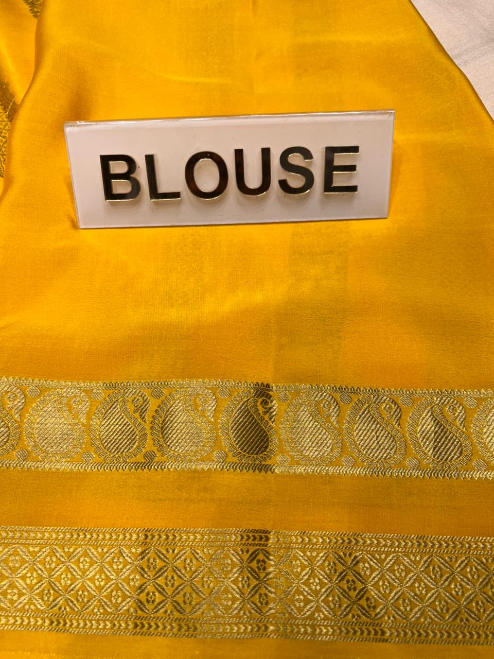 Pure Mysore Silk Saree.