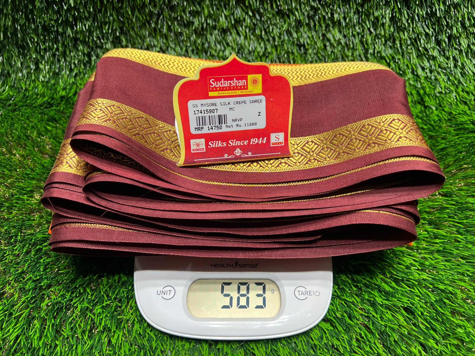 Pure Mysore Silk Saree.