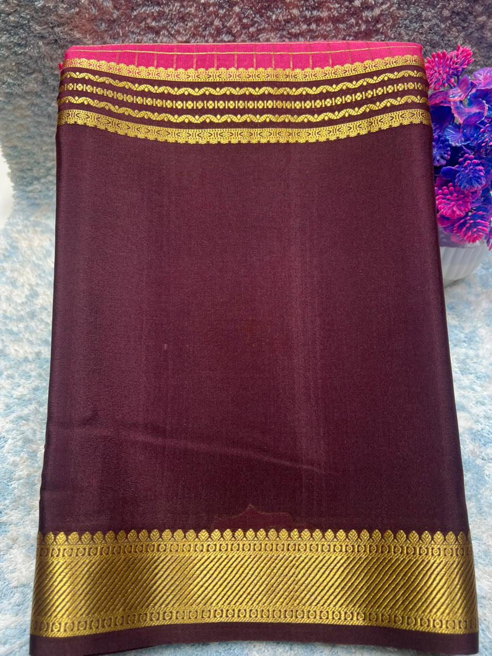 Pure Mysore Silk Saree.