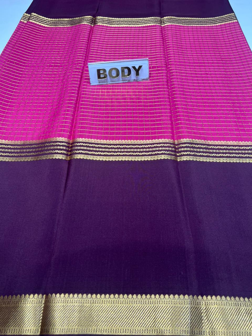 Pure Mysore Silk Saree.