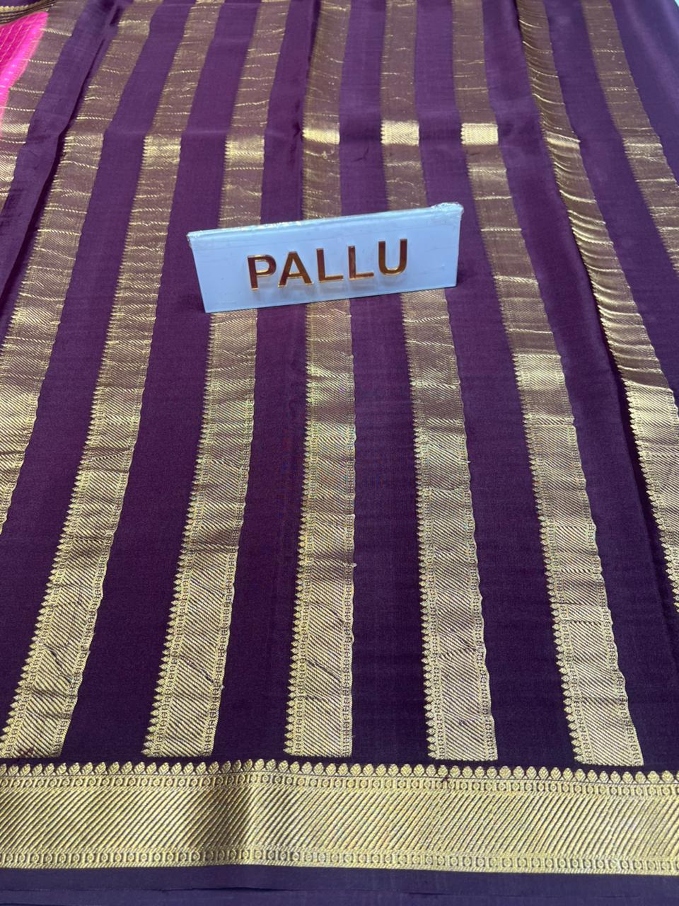 Pure Mysore Silk Saree.