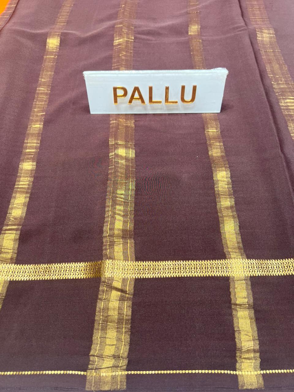 Pure Mysore Silk Saree.