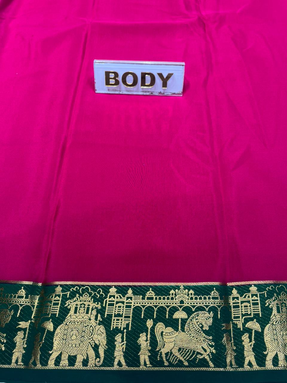 Pure Mysore Silk Saree.