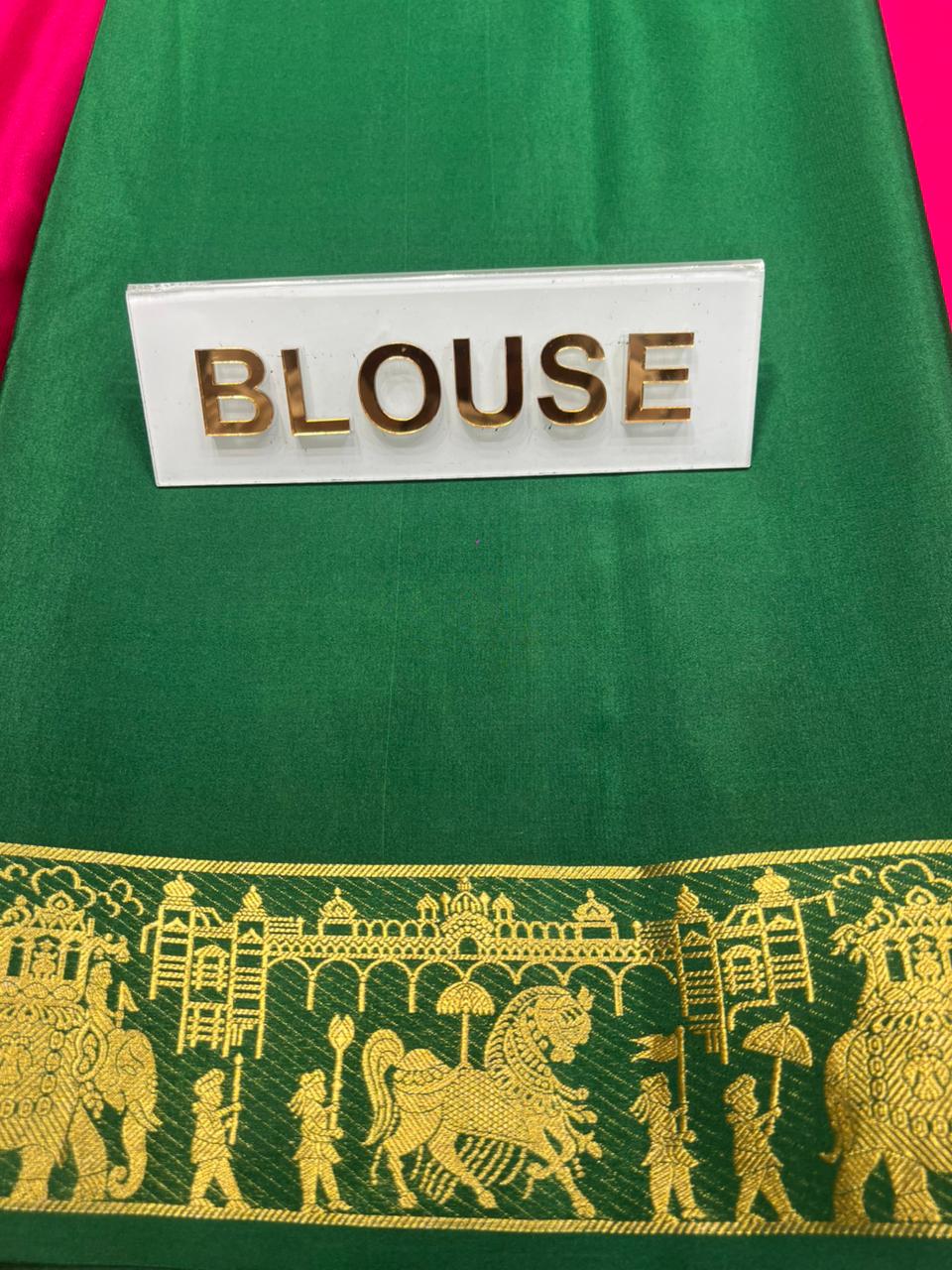 Pure Mysore Silk Saree.
