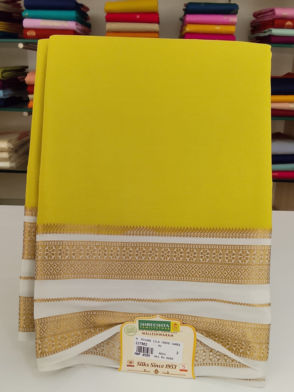 Pure Mysore Silk Saree.