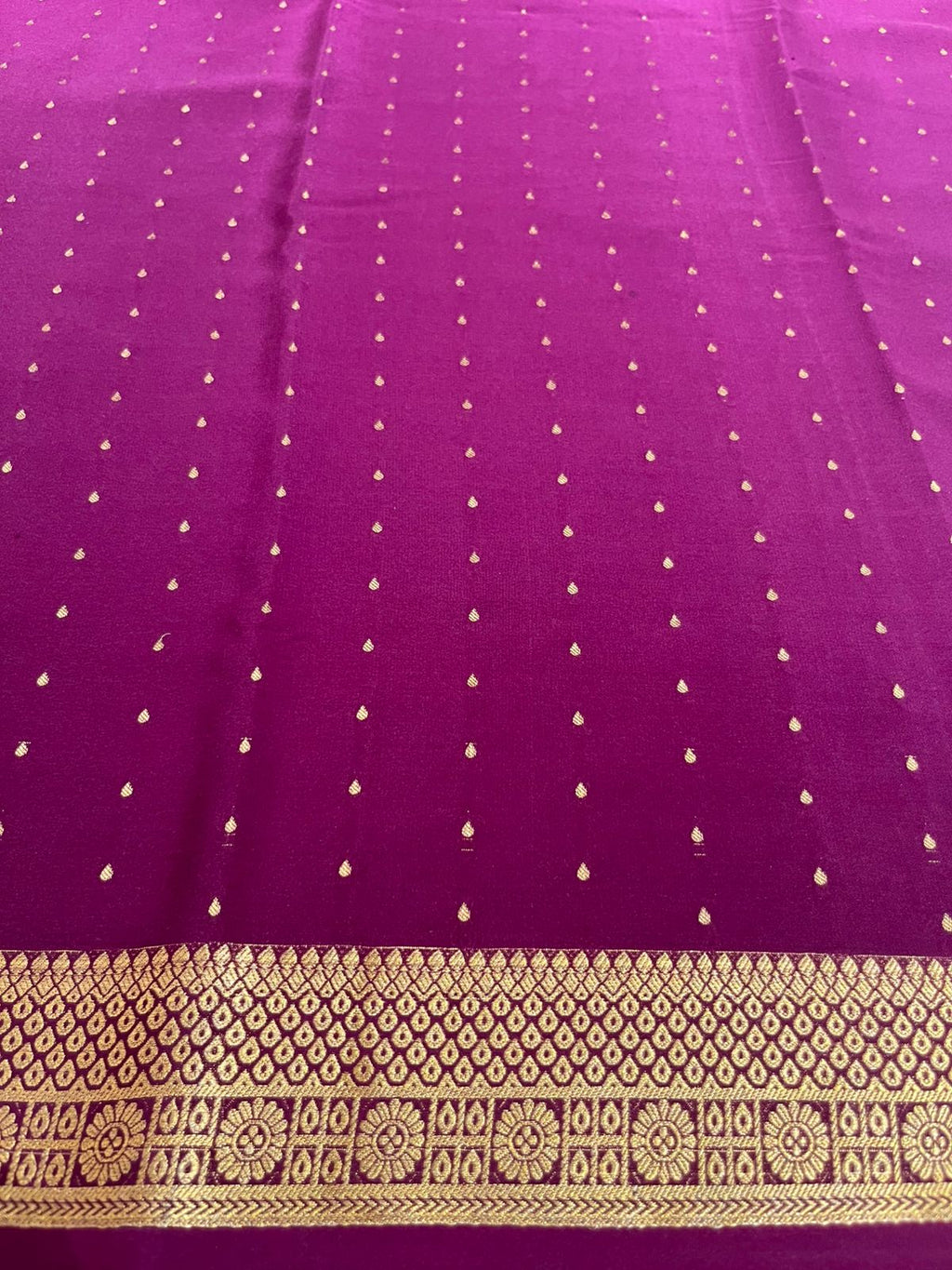 Pure Mysore Silk Saree.