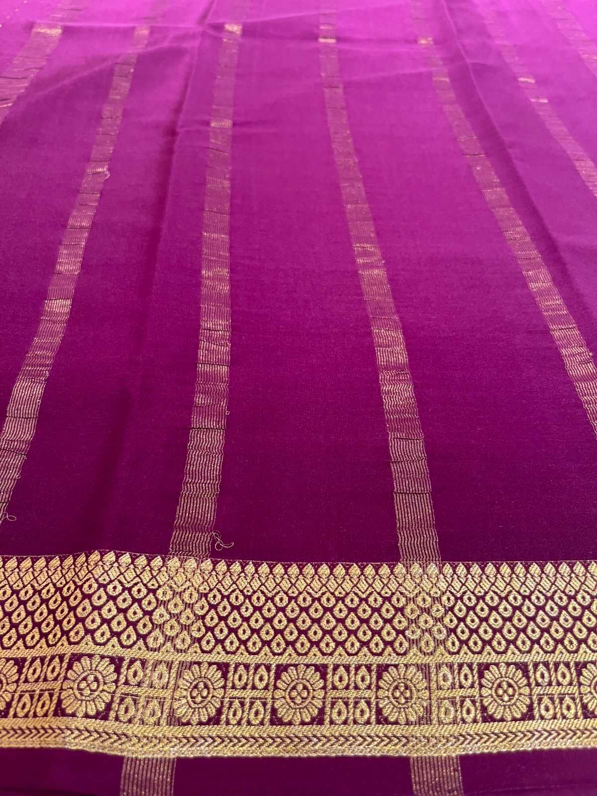 Pure Mysore Silk Saree.