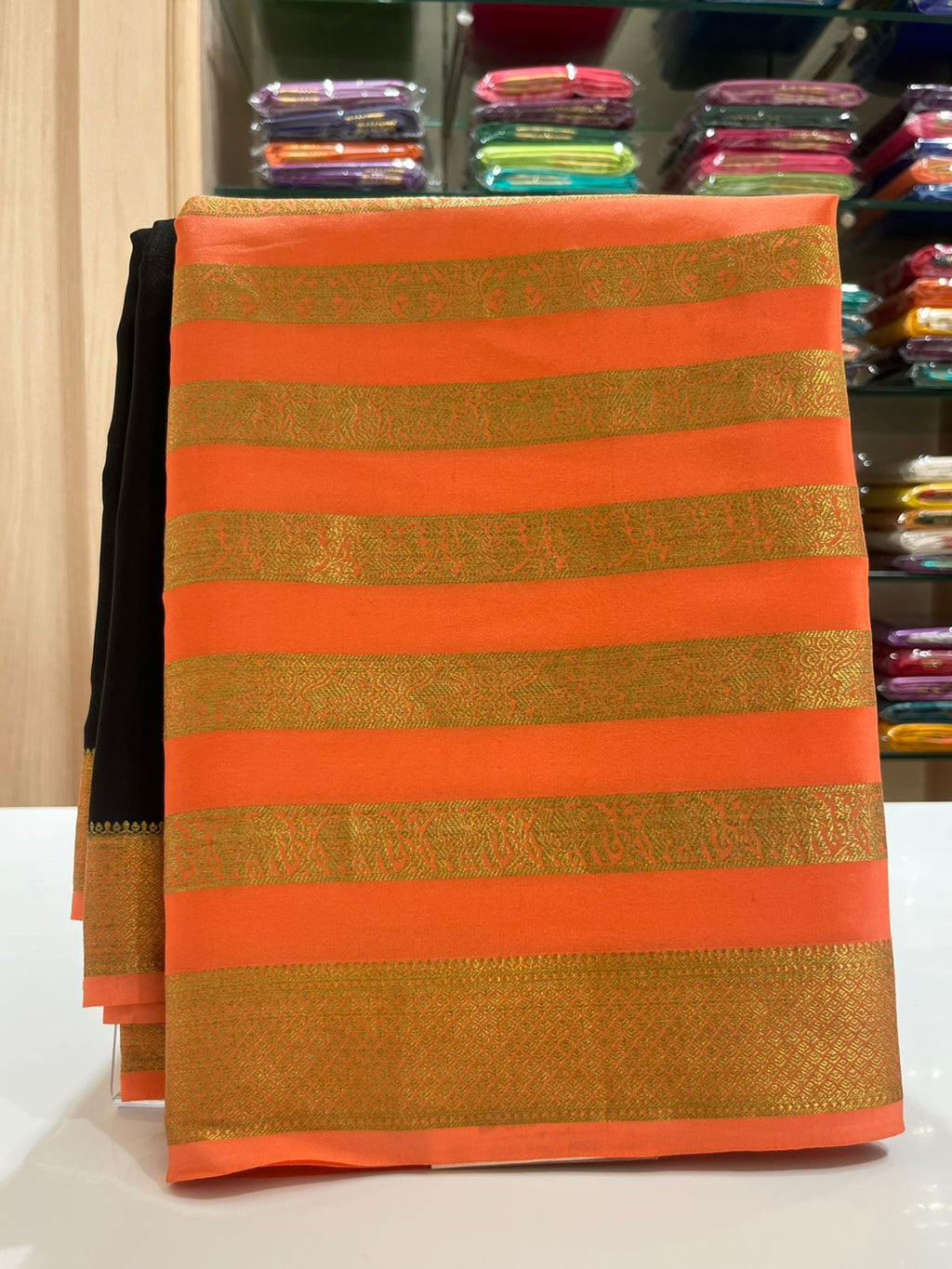 Pure Mysore Silk Saree.