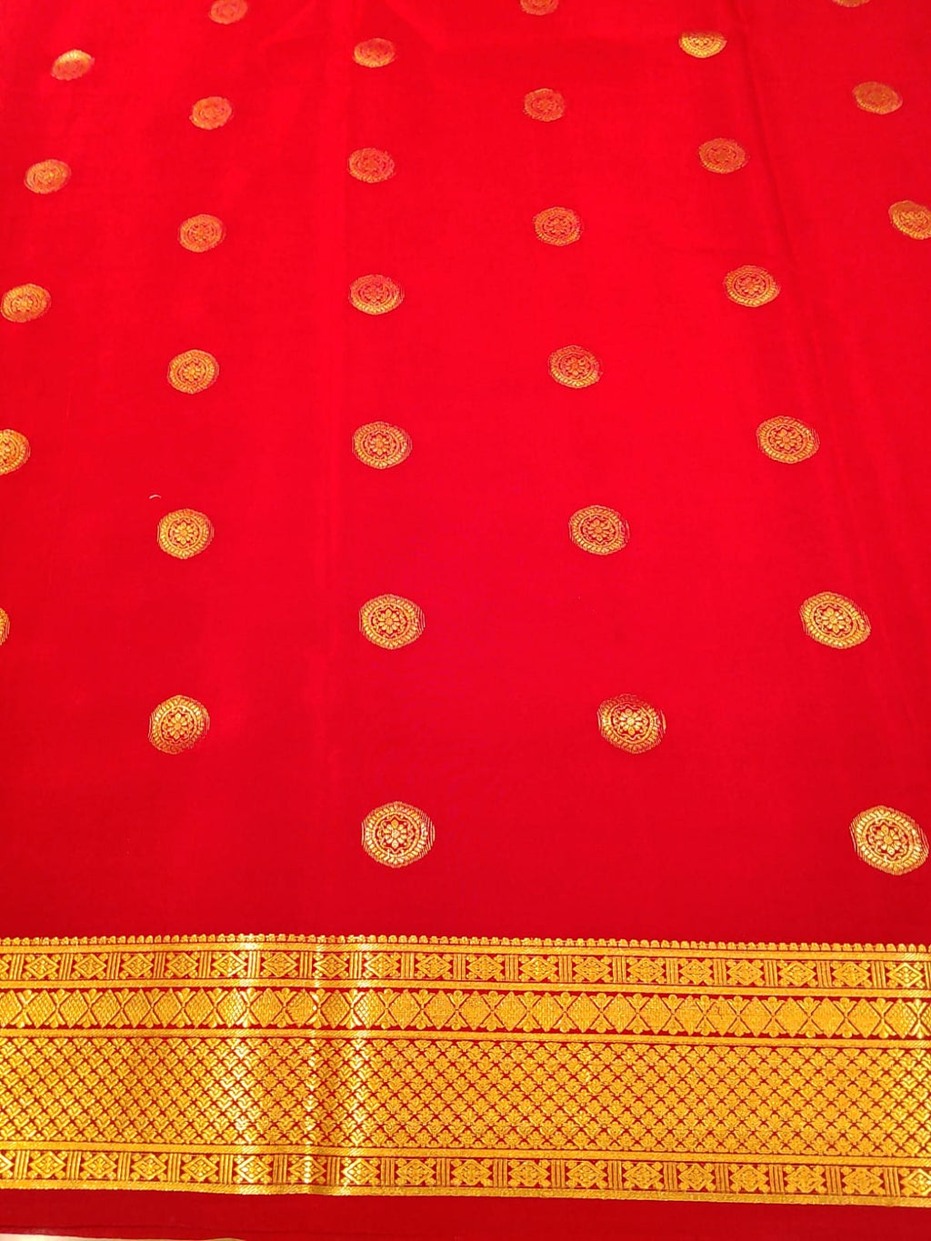 Pure Mysore Silk Saree.