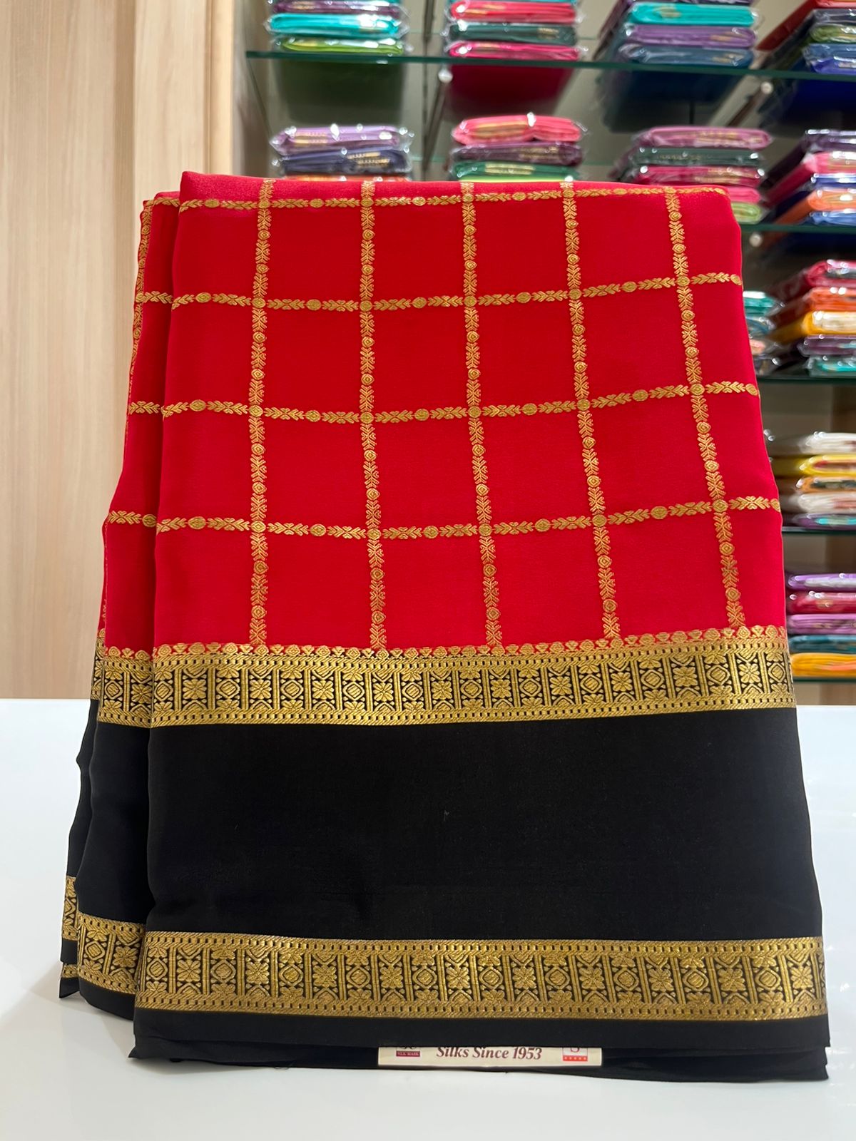 Pure Mysore Silk Saree.