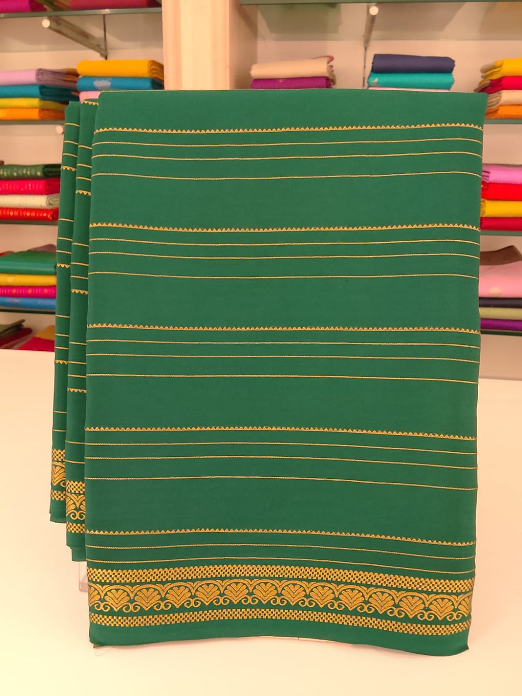 Pure Mysore Silk Saree.