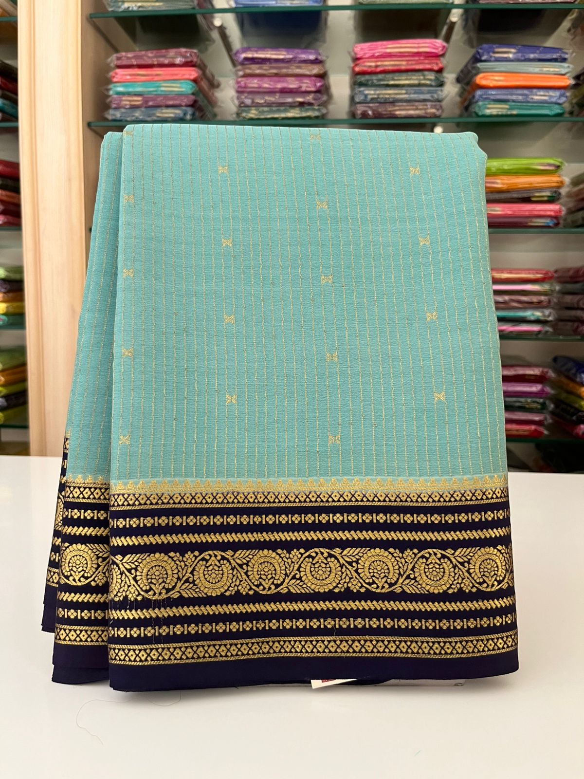 Pure Mysore Silk Saree.