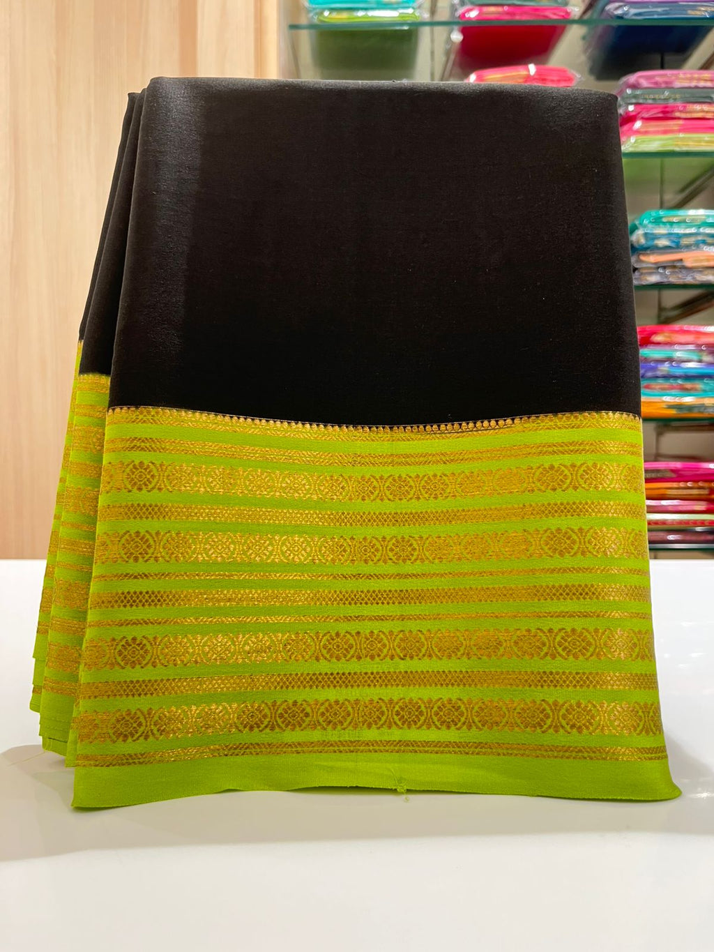 Pure Mysore Silk Saree.