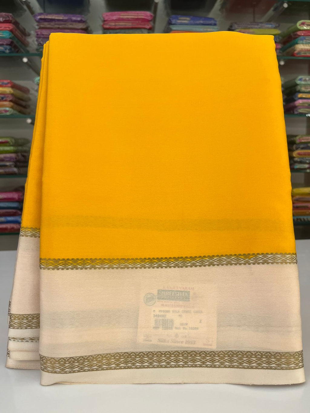 Pure Mysore Silk Saree.