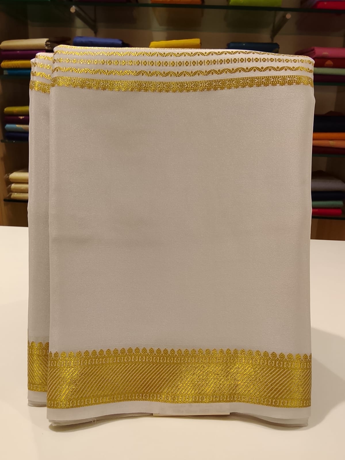 Pure Mysore Silk Saree.