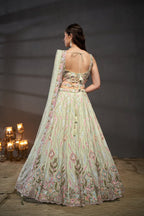 New Semi Stitiched Bridal Lehenga Choli