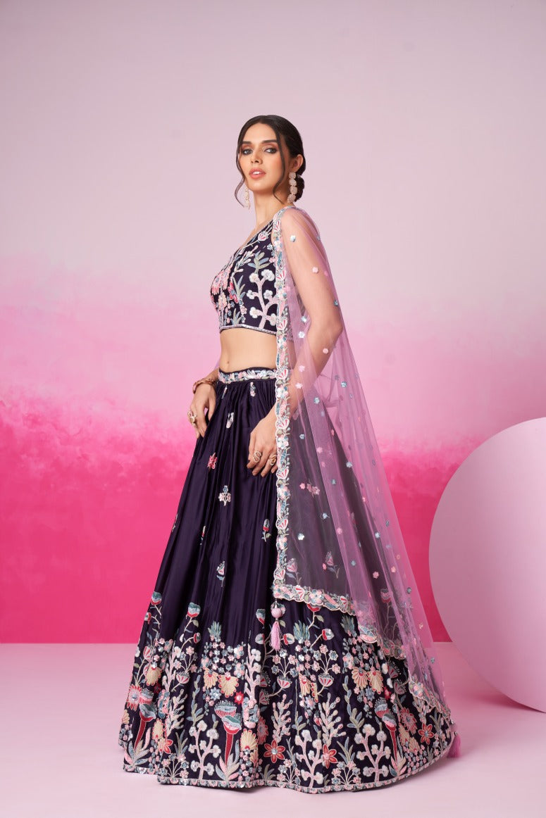 New Semi Stitiched Lehenga Choli