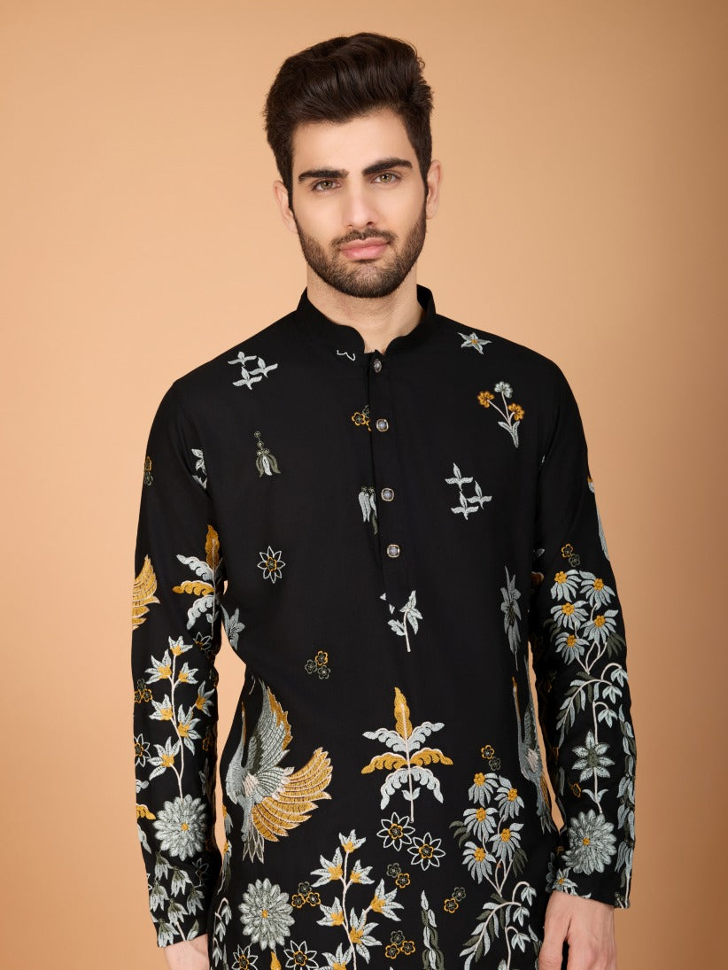 Traditional Semi Stitched Kurta Pyjama Suits.