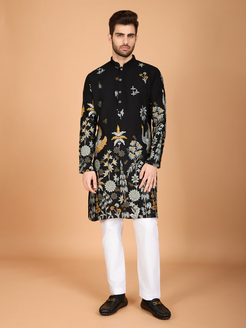 Traditional Semi Stitched Kurta Pyjama Suits.
