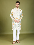 Traditional Semi Stitched Kurta Pyjama Suits.