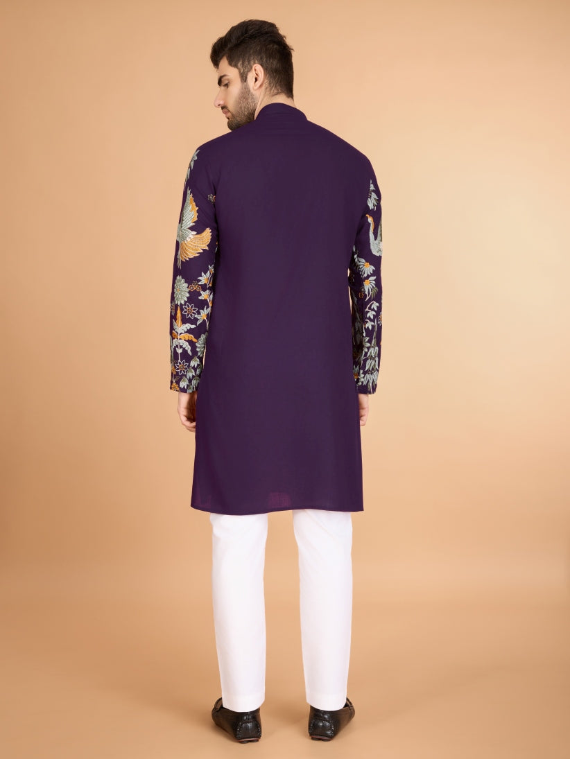 Traditional Semi Stitched Kurta Pyjama Suits.
