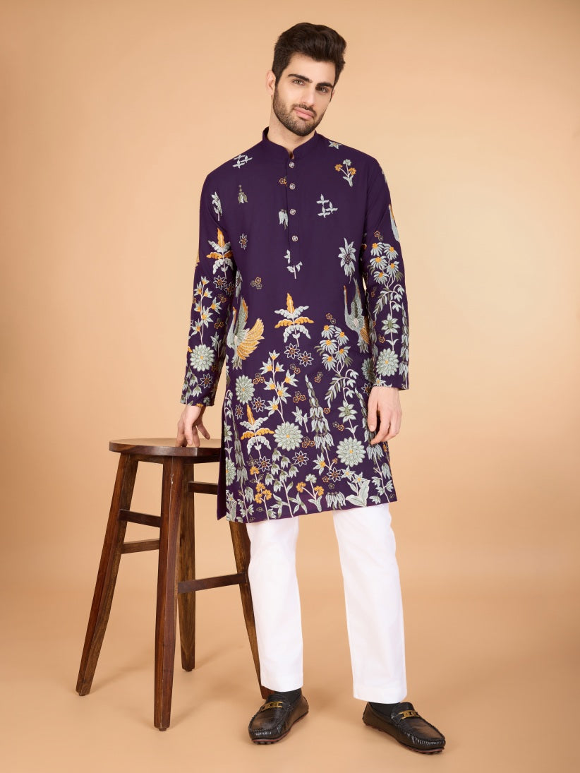 Traditional Semi Stitched Kurta Pyjama Suits.