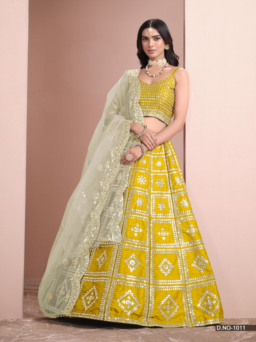 Latest Semi Stitched Lehenga Choli With Dupatta