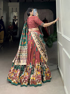 Latest Semi Stitched Lehenga Choli With Dupatta.