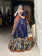 Latest Semi Stitched Lehenga Choli With Dupatta.