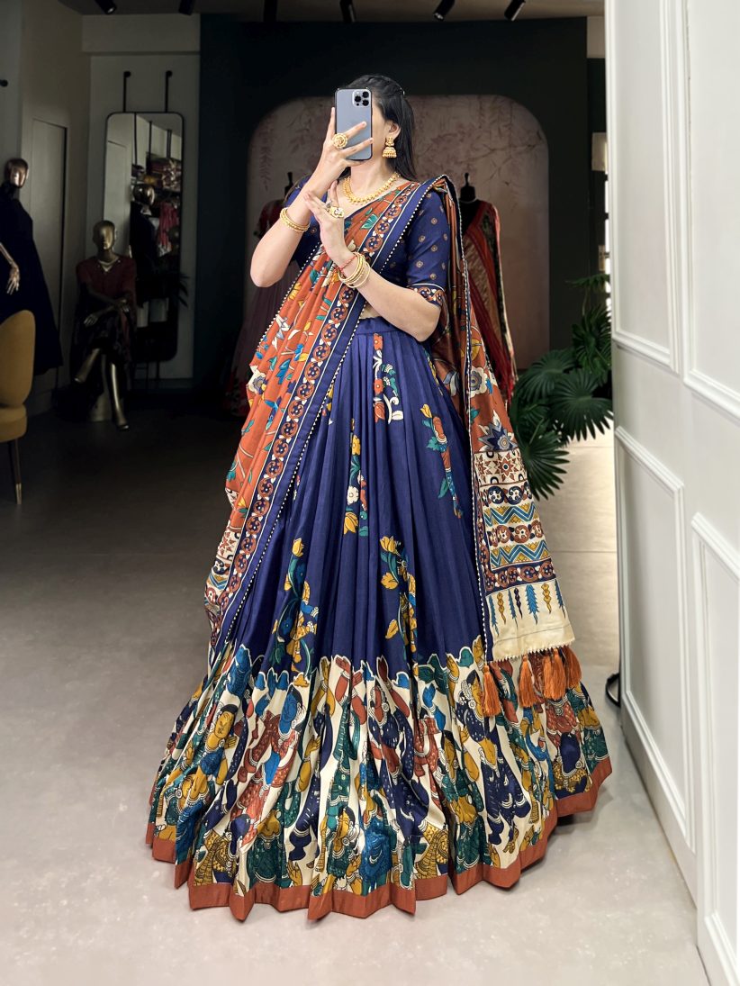 Latest Semi Stitched Lehenga Choli With Dupatta.