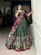 Latest Semi Stitched Lehenga Choli With Dupatta.