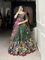 Latest Semi Stitched Lehenga Choli With Dupatta.