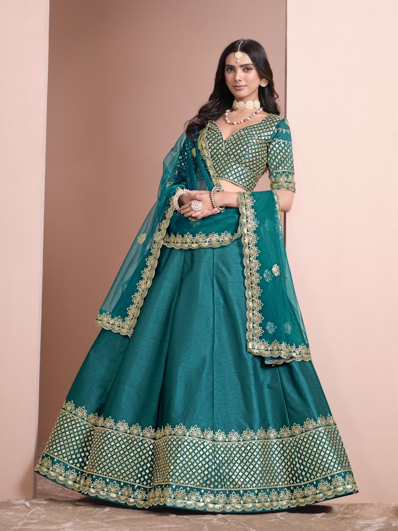 Latest Semi Stitched Lehenga Choli With Dupatta.