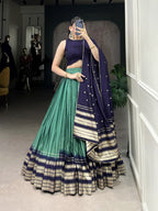 Latest Semi Stitched Lehenga Choli With Dupatta.