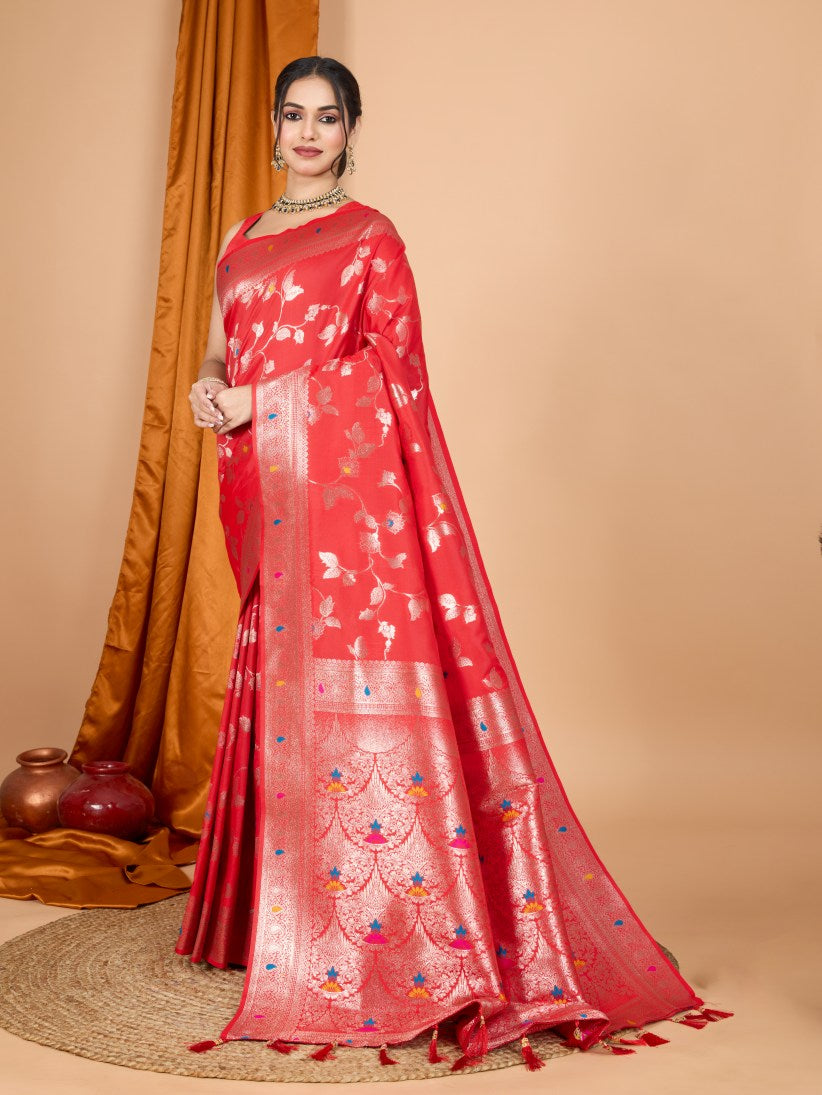 Pure Banarasi Silk Saree.