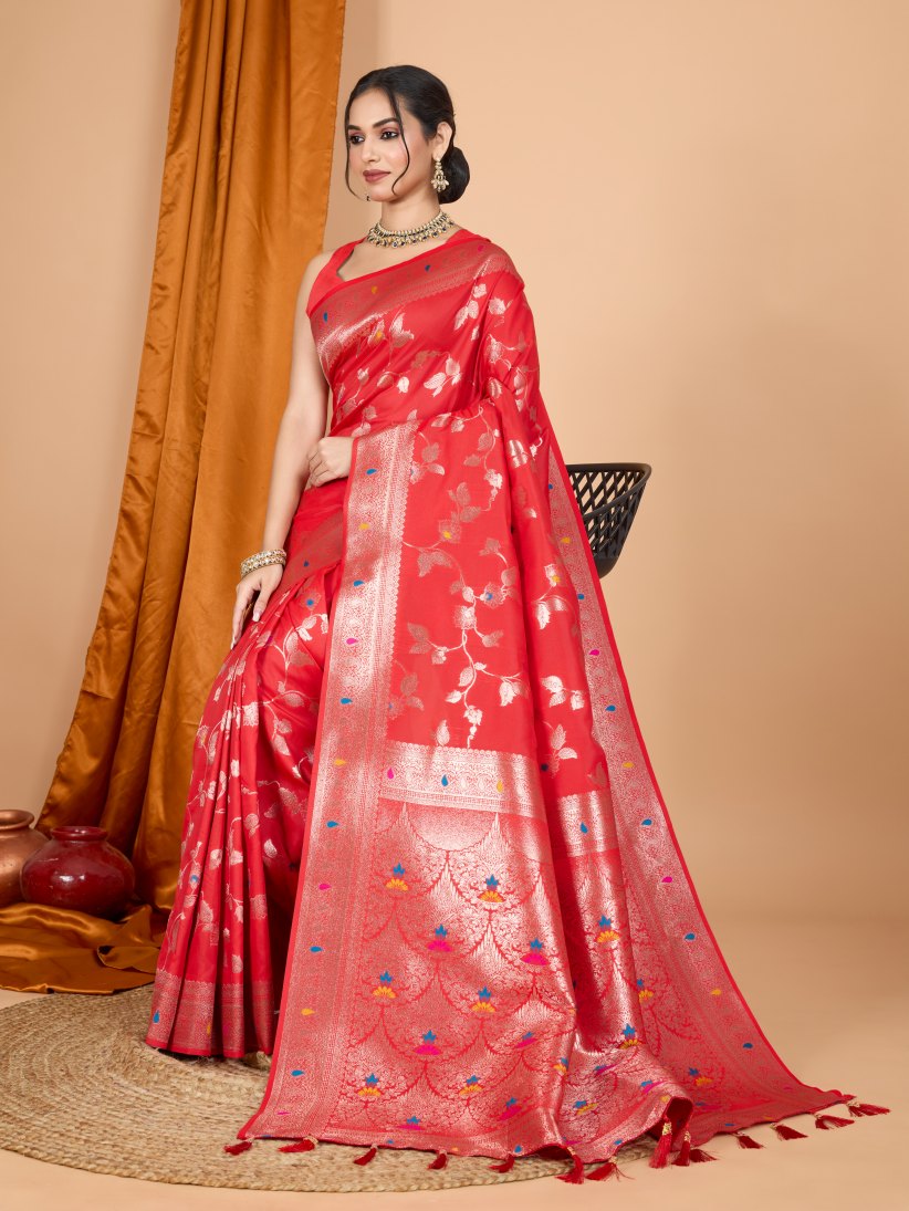 Pure Banarasi Silk Saree.