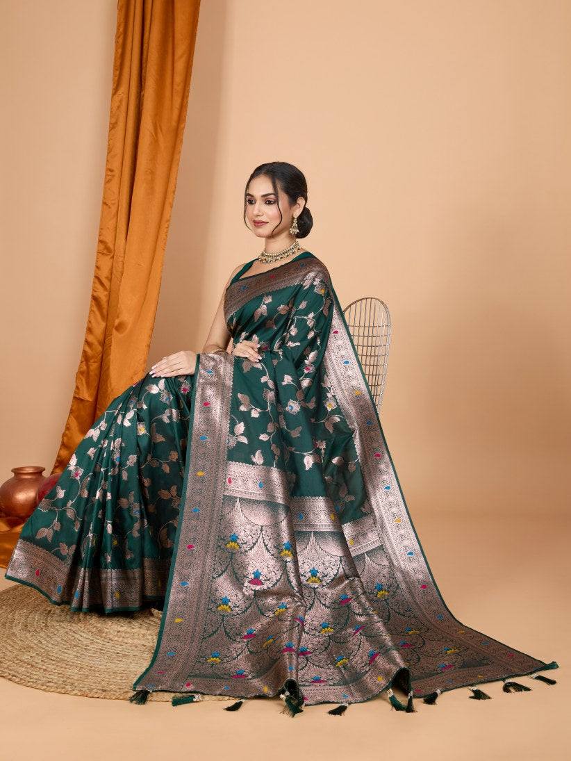Pure Banarasi Silk Saree.