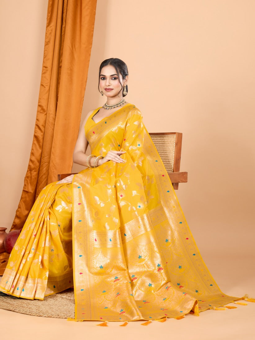 Pure Banarasi Silk Saree.