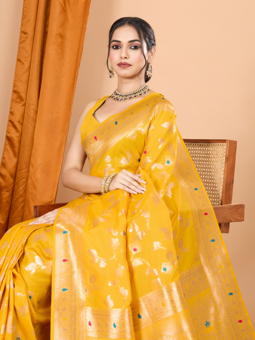 Pure Banarasi Silk Saree.