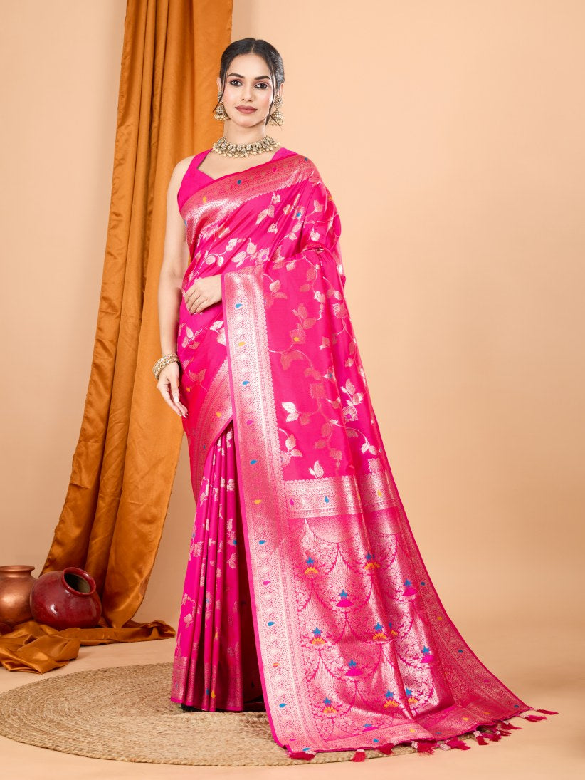 Pure Banarasi Silk Saree.