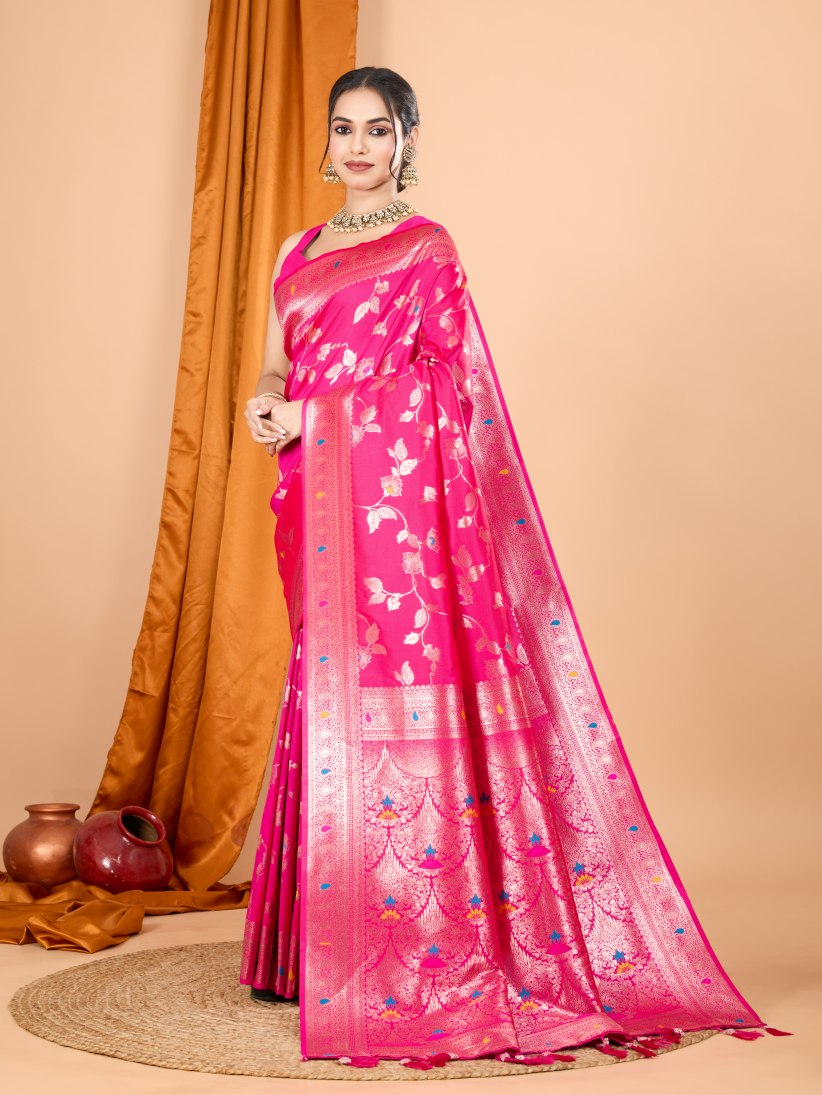 Pure Banarasi Silk Saree.