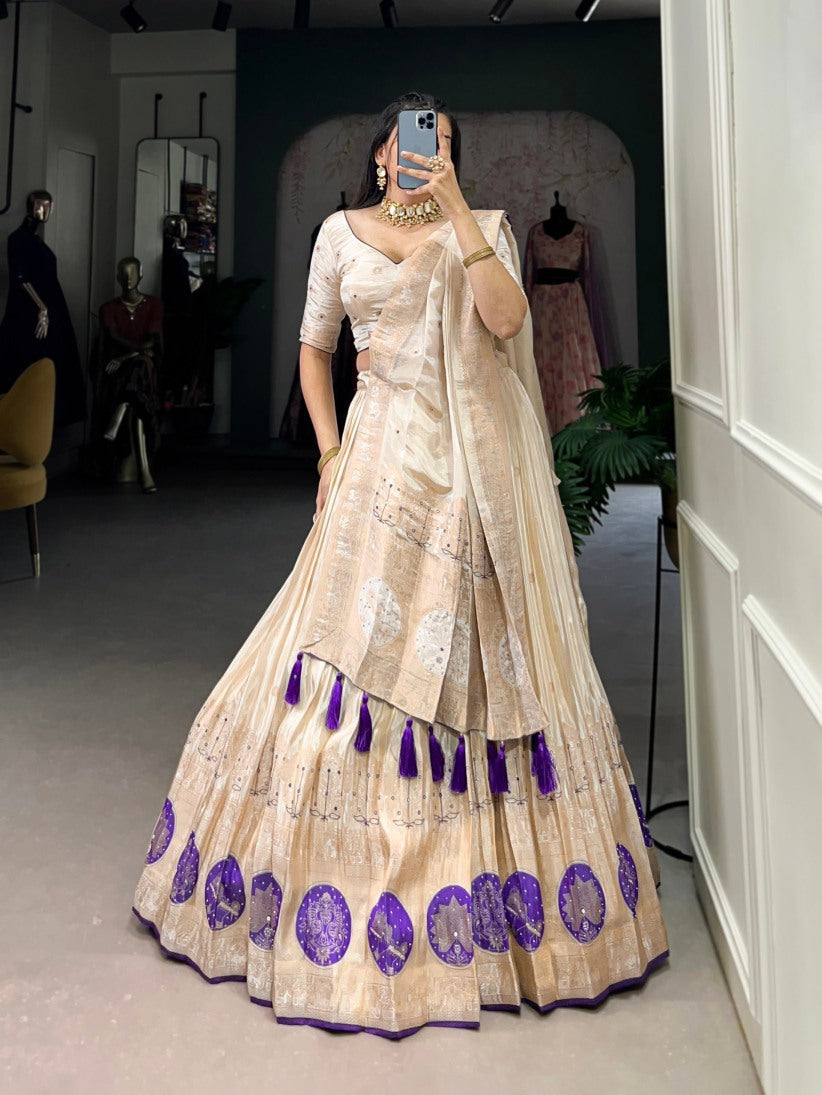 Latest Semi Stitched Lehenga Choli With Dupatta.